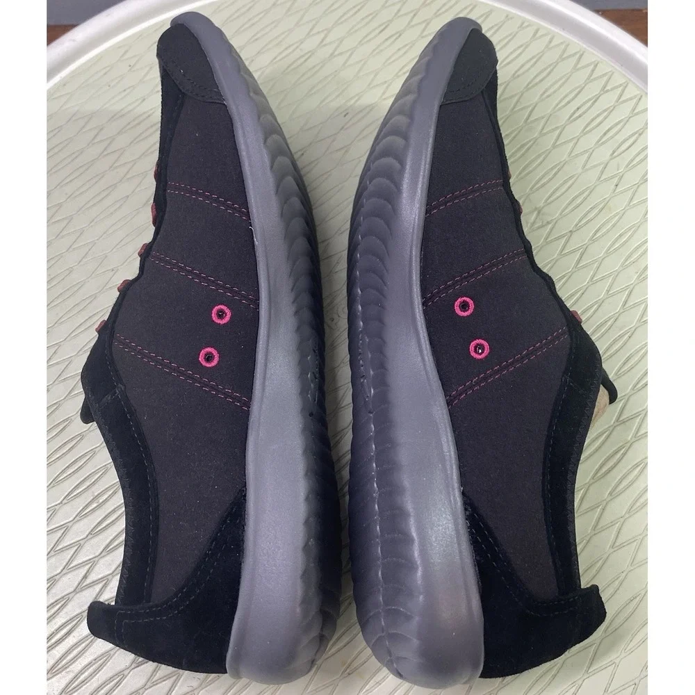 Clarks Charron Twine Womens Black Synthetic Lifestyle Sneaker Shoes Sz. 10M‎ NWB